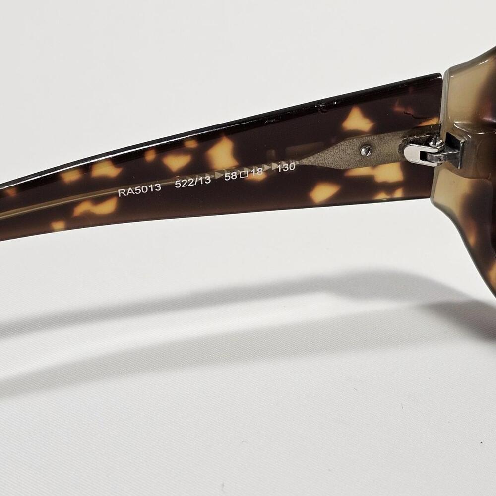 Vintage Ralph Lauren Sunglasses Tortoiseshell Oversized Brown Frame - Picture 6 of 13